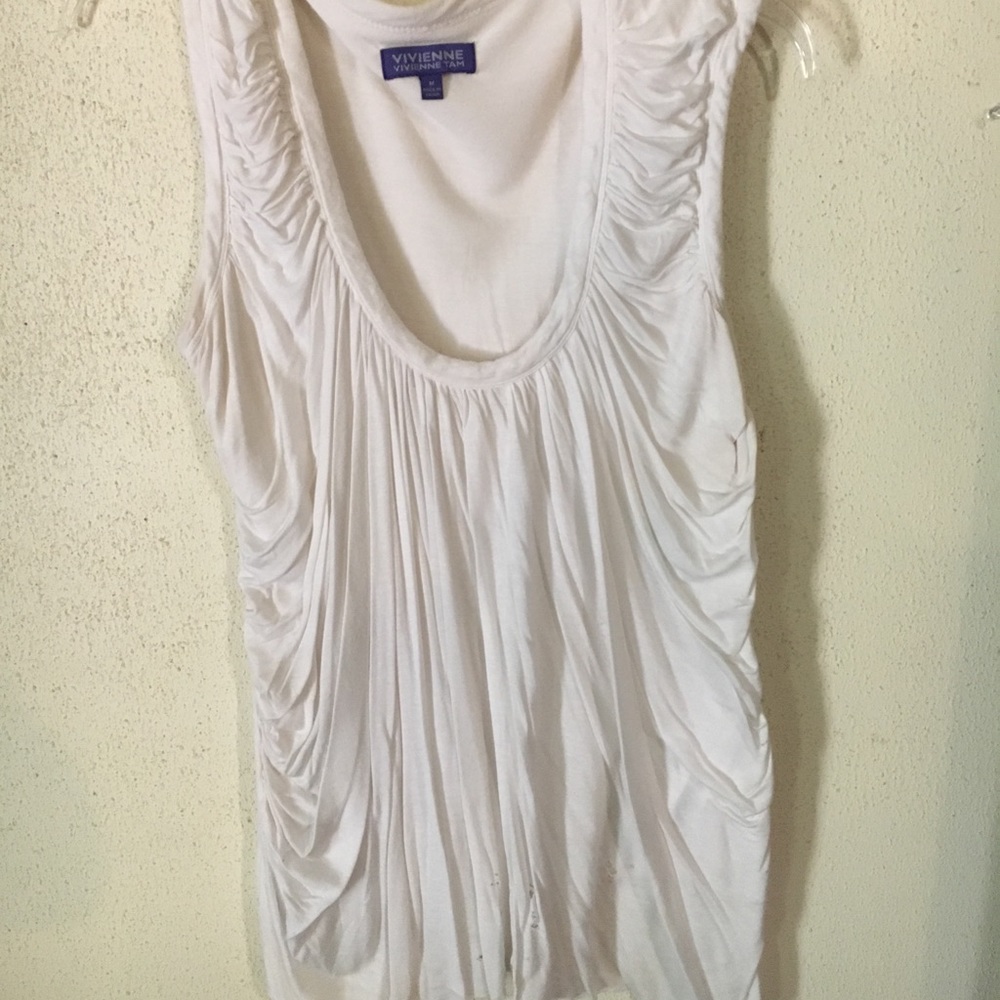 White Vivienne Tank Blouse